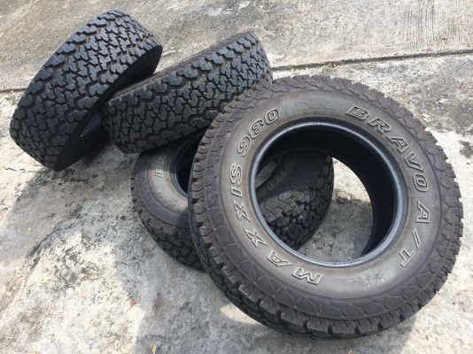 มือ2 All-Terrain Maxxis Bravo A/T-980 265 70 r16 สวย