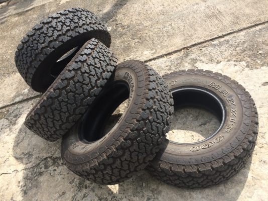 มือ2 All-Terrain Maxxis Bravo A/T-980 265 70 r16 สวย