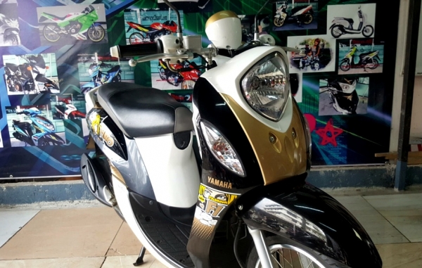 fino 115 i สีดำน้ำตาล รุ่นใหม่ หัวฉีดแล้ว รถสภาพดี ( ผ่อนได้ ดาวน์ 2900 ) 24900