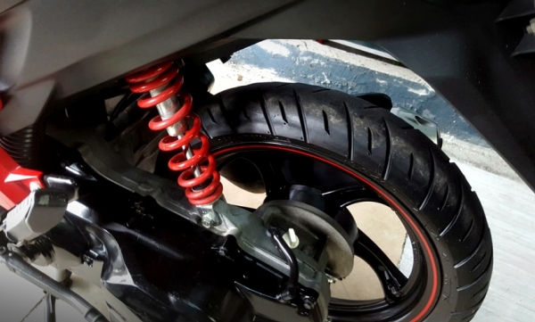 MIO 125 GTX สีแดงดำ รุ่นล้อแมกซ์ เครื่องยนต์ 125 ซีๆ กระบอบสูบไดอะซิลทน แกร่ง แถม 3 รายการ 27900