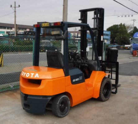จำหน่ายรถ Forklift Used Toyota ดีเซล 2.5 ตัน ญี่ปุ่น รุ่น 7FD25 2Z เสา 4 เมตร งากระดก Hinged Fork จำหน่ายรถ Forklift Used Toyota ดีเซล 2.5 ตัน ญี่ปุ่น รุ่น 7FD25 2Z เสา 4 เมตร งากระดก Hinged Fork