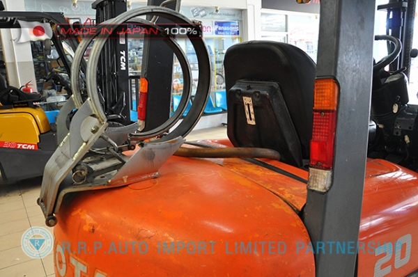 ขายรถโฟล์คลิฟท์มือสอง TOYOTA รุ่น 6FG20-12243 ราคา 195,000 บาท  นำเข้าจากประเทศญี่ปุ่น 100\% ไม่เคยใช้งานในไทย