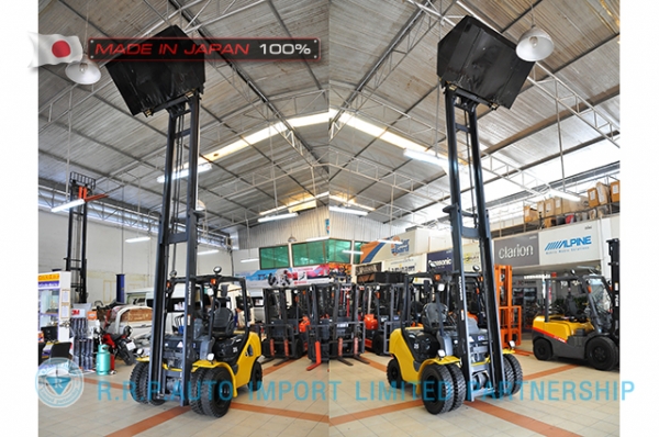 ขายรถโฟล์คลิฟท์มือสอง KOMATSU FD25C-16-731295 นำเข้าจากประเทศญี่ปุ่น 100\% ไม่เคยใช้งานในไทย