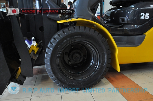 ขายรถโฟล์คลิฟท์มือสอง KOMATSU FD25C-16-731295 นำเข้าจากประเทศญี่ปุ่น 100\% ไม่เคยใช้งานในไทย