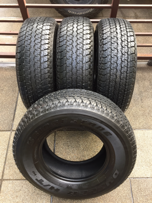 ยาง Bridgestone 265 70 16 ปี15 ดอกเต็ม ไม่มีปะ เนื้อนิ่มๆ ใช้กันยาว ราคาไม่แพง ยาง Bridgestone 265 70 16 ปี15 ดอกเต็ม ไม่มีปะ เนื้อนิ่มๆ ใช้กันยาว ราคาไม่แพง
