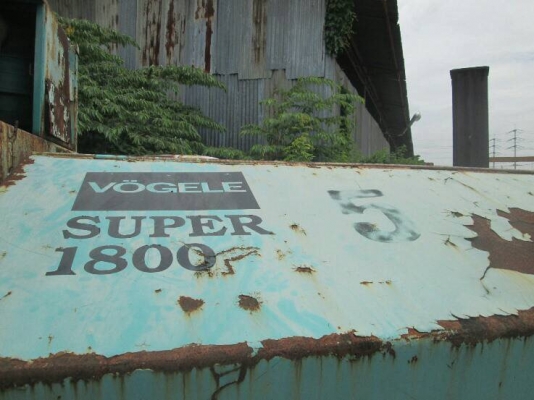 ขายเหมารถปูยางมี8คัน.VOGELE..รถต้องนำมาเก็บซ่อม ดูสภาพตามรูป...