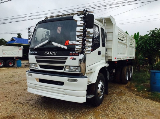 ขายสิบล้อดัมพ์ ISUZU เครื่อง 270 แรง ปี 48 ยูโรทู กระบะดัมพ์สามมิตร มีระบบลากพ่วง ทะเบียนพร้อม