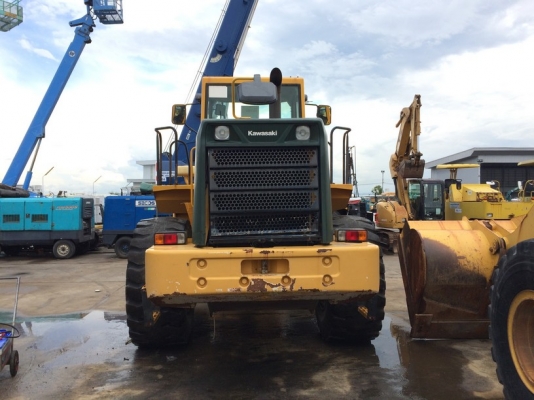 รถตัก Kawasaki รุ่น 85ZV ปี 2008 บุ้งกี๋ 3.7 คิว ยาง 23.5-25 (เท่ากับ WA430-5) ราคาถูกครับ