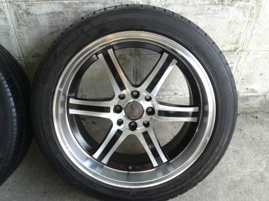 ขอบ17นิ้ว4รู100/114 พร้อมยาง ชุดนี้ ราคา 5900 บาท