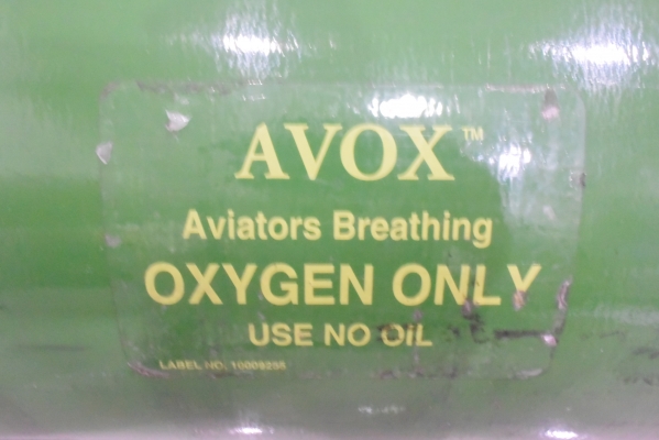 ถังออกซิเจน O2 ยี่ห้อ AVOX Made in USA ขนาด 115 CUFT. สภาพดี พร้อมใช้งาน