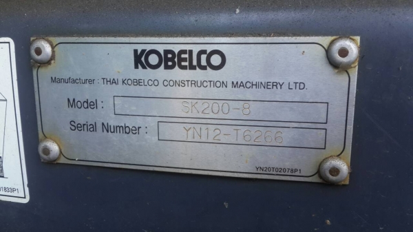 ขายด่วน KOBELCO SK200 YN12 SUPER X รถสภาพพร้อมใช้งาน ไฟฟ้าครบ โซ่ช่วงล่างสวย 8พันกว่าชั่วโมง เอกสารใบแจ้งจำหน่าย