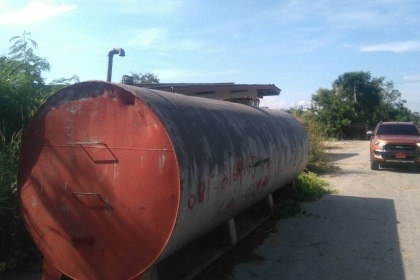 ขายด่วน ถังน้ำ 15000ลิตร ตั้งบนสิบล้อได้ มีขาตั้งให้พร้อม สภาพพร้อมใช้งาน เหล็กหนา 55000