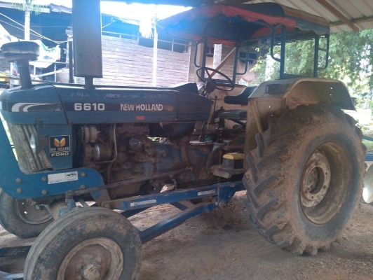 รถไถฟอร์ด 6600 เสื้อลาย เครื่องดีแน่นๆ พร้อมใช้