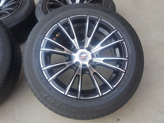 ขายล้อRAIDEN 15 4รู100 พร้อมยางปี14 4 ล้อ