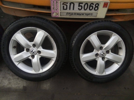 ล้อเดิมขอบ 15 ใส่รถ 4 รู 100 ได้หลายรุ่น พร้อมยาง 3900 บาท