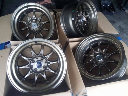 แม็กใหม่ CE28 ฮิตติดเทรนด์ สีน้ำตาลขอบชา ใส่รถได้หลายรุ่น