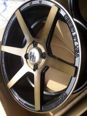 แม็กใหม่ สีดำหน้าสีชา ขอบ 15 กว้าง 7 ตามเทรนด์ ไม่ตกยุค