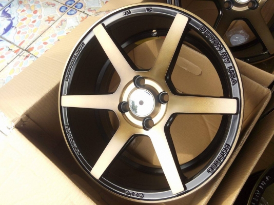 แม็กใหม่ สีดำหน้าสีชา ขอบ 15 กว้าง 7 ตามเทรนด์ ไม่ตกยุค