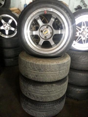 te37 ขอบ 15 กว้าง 8 ออฟ 25 งานเคสปีด พร้อมยาง gt radial