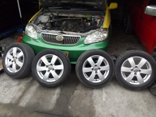 แม็กขอบ 15 ใส่รถ 4 รู 100 ได้หลายรุ่น พร้อมยาง