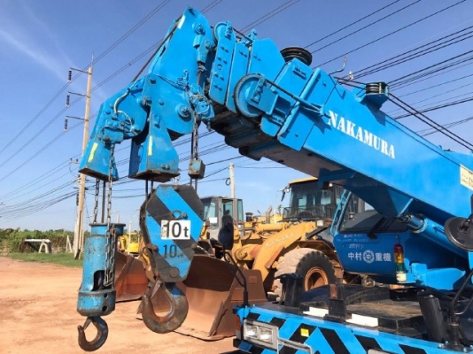 ขายรถเครน TADANO TR100M-1 รถนอกนำเข้าเองจากญี่ปุ่น สภาพสวยพร้อมใช้ มีVDOการทำงานครับ