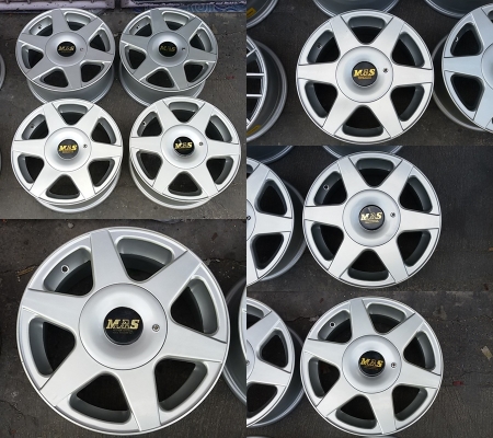 แม็ก M.A.S ขอบ 15-4-100 กว้าง 7 นิ้ว ET+38 /แม็ก Viper 15-4-100/114.3 กว้าง 6.5 นิ้ว ET+38