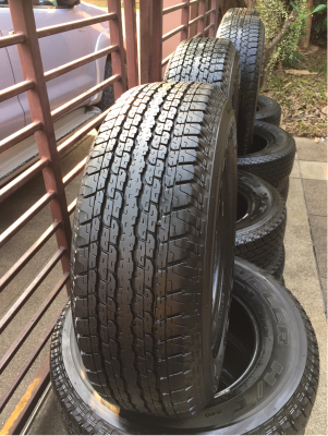รอบนี้มาแค่ 4ชุดครับ ยาง Bridgestone 245 70 16 ปี16 ดอกเต็ม เนื้อนิ่ม ใช้ยาว ราคาไม่แพง รอบนี้มาแค่ 4ชุดครับ ยาง Bridgestone 245 70 16 ปี16 ดอกเต็ม เนื้อนิ่ม ใช้ยาว ราคาไม่แพง