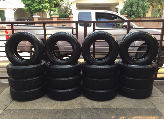 รอบนี้มาแค่ 4ชุดครับ ยาง Bridgestone 245 70 16 ปี16 ดอกเต็ม เนื้อนิ่ม ใช้ยาว ราคาไม่แพง รอบนี้มาแค่ 4ชุดครับ ยาง Bridgestone 245 70 16 ปี16 ดอกเต็ม เนื้อนิ่ม ใช้ยาว ราคาไม่แพง