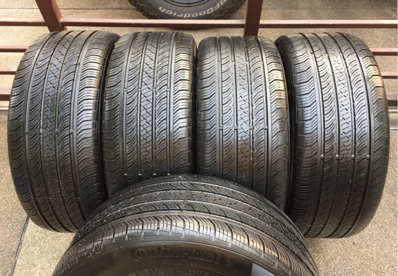 ยาง Continental 245 50 18 ปี16 ดอกเต็ม เนื้อนิ่ม ใช้กันยาว ราคาไม่แพง