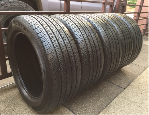 ยาง Continental 245 50 18 ปี16 ดอกเต็ม เนื้อนิ่ม ใช้กันยาว ราคาไม่แพง