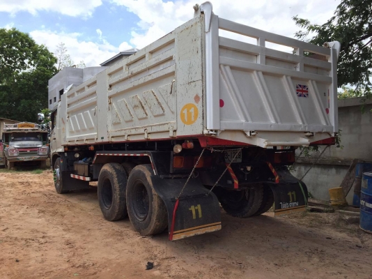 HINO MAGA 220 แรงม้า กะบะดั้มสามมิตร สภาพ 80\% ซื้อป้ายแดงมา มือแรก