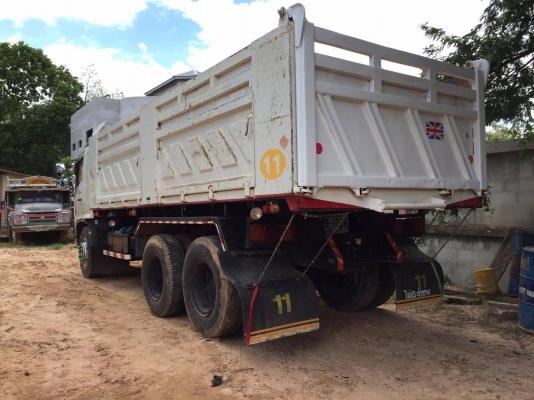 HINO MAGA 220 แรงม้า กะบะดั้มสามมิตร สภาพ 80\% ซื้อป้ายแดงมา มือแรก