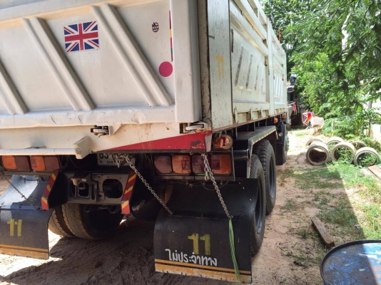 HINO MAGA 220 แรงม้า กะบะดั้มสามมิตร สภาพ 80\% ซื้อป้ายแดงมา มือแรก