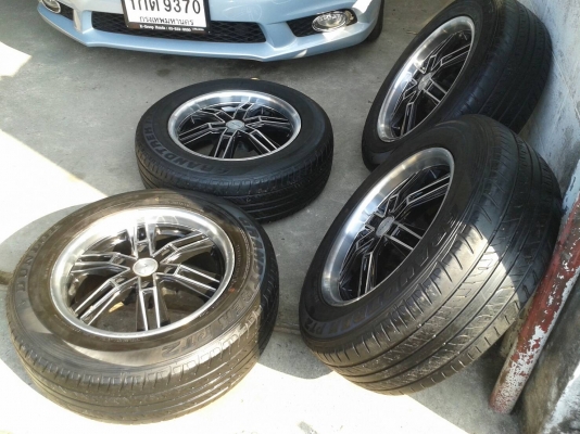 ขอบ17นิ้ว6รู พร้อมยาง ชุดนี้ ราคา 7500 บาท