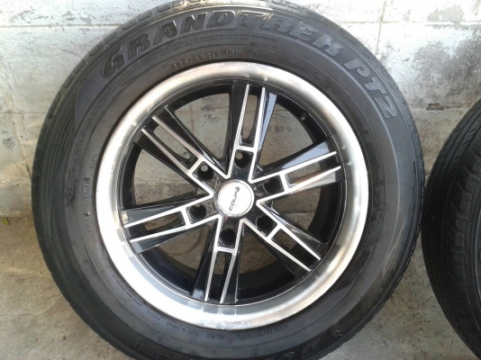 ขอบ17นิ้ว6รู พร้อมยาง ชุดนี้ ราคา 7500 บาท