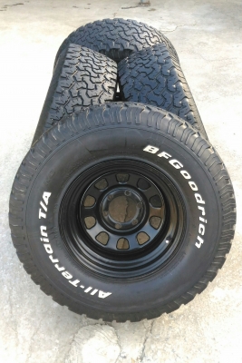 ขายยาง BF All 285/75/16 พร้อมล้อลาย Rock 16x8 ลบ 30