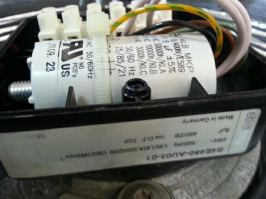 พัดลมระบายอากาศมือสอง 17 นิ้ว  ผลิตเยอรมัน