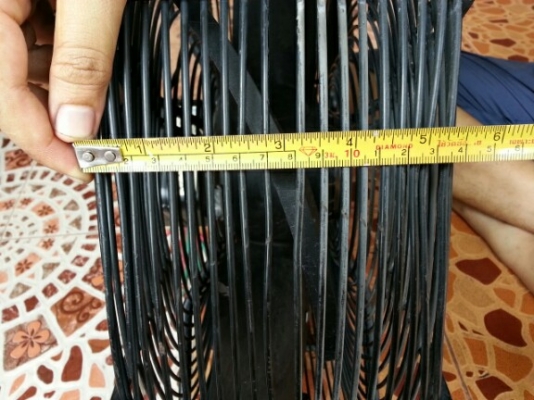 พัดลมระบายอากาศมือสอง 17 นิ้ว  ผลิตเยอรมัน