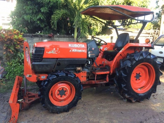 ขายรถไถKubota4508di สวยๆเดิมๆ อุปกรณ์ครบ3ชิ้น ราคา275000