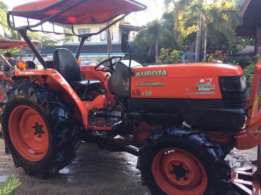 ขายรถไถKubota4508di สวยๆเดิมๆ อุปกรณ์ครบ3ชิ้น ราคา275000