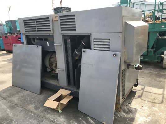 AIRMAN SMS75SD-56 ปั้มลมสกรูแบบมอร์เตอร์ไฟฟ้า ไฟ 3 เฟส 100 แรง จากญี่ปุ่น