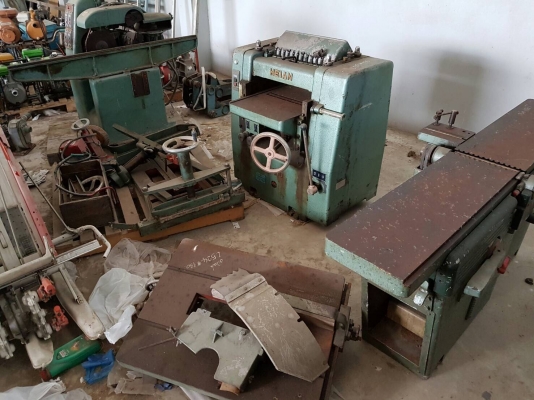 ชุดเครื่องไสไม้เข้าไม้รีดไม้เก่าญี่ปุ่น