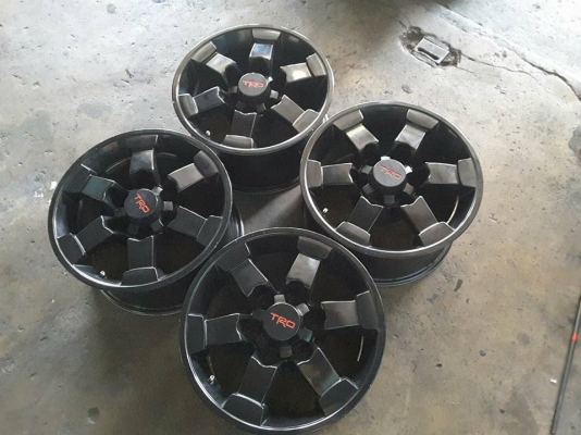 ล้อ TRD ขอบ16*8 et0 สภาพป้ายแดง สวยๆ 1ชุด
