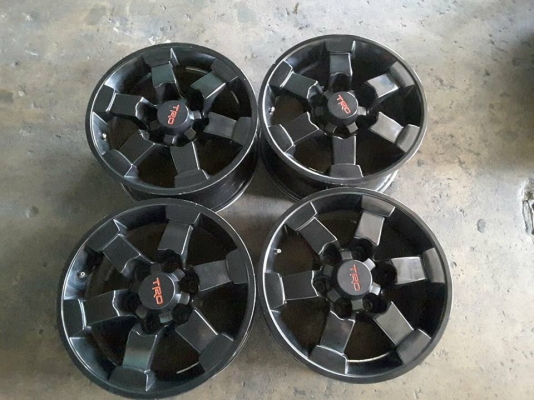 ล้อ TRD ขอบ16*8 et0 สภาพป้ายแดง สวยๆ 1ชุด