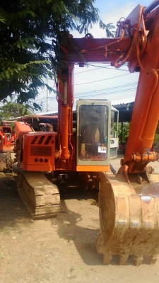 รถแม็คโคเก่าไทยตามสภาพที่เห็นเลยครับ HITACHI EX60U รถตีเทิร์นมาครับ ใช้งานได้