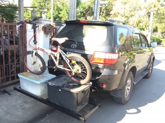 ที่ขนของท้ายรถ พับเก็บง่ายมาก