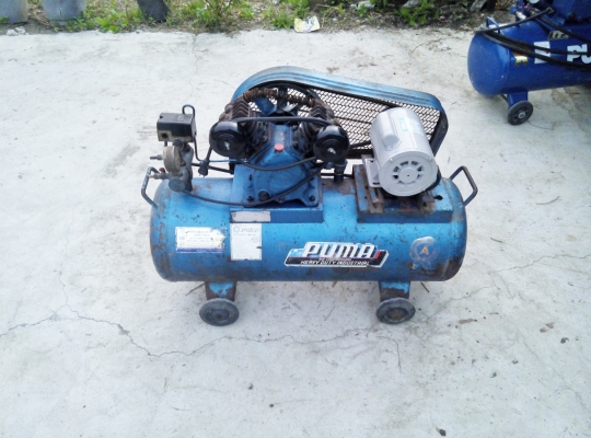 ปั๊มลมพูม่า+มอเตอร์ใหม่-เสียงเงียบ-พร้อมใช้งาน