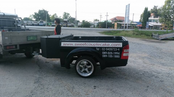 ขายครับ 48000บาท อย่างหล่อ ปลั๊กไฟครบ ล้อแม็ก17x9" มีกล่องเก็บของด้านหน้า หัวบอล 2" รถเก๋งลากได้ครับ 083 5996979