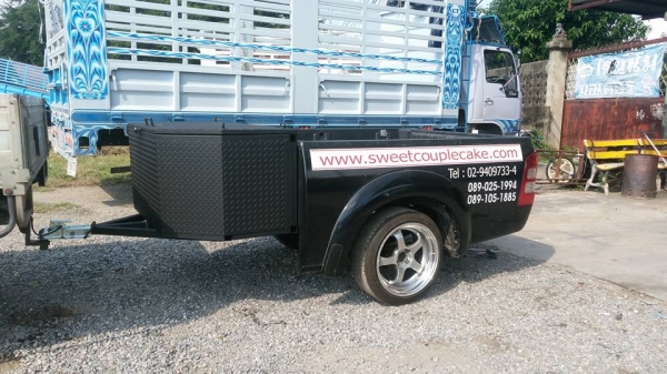 ขายครับ 48000บาท อย่างหล่อ ปลั๊กไฟครบ ล้อแม็ก17x9" มีกล่องเก็บของด้านหน้า หัวบอล 2" รถเก๋งลากได้ครับ 083 5996979