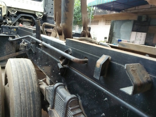ขาย ISUZU 360 พ่วงแม่ลูก กระบะเหล็กคอกเกษตรดั๊ม สามมิตรแท้ รถปี 57